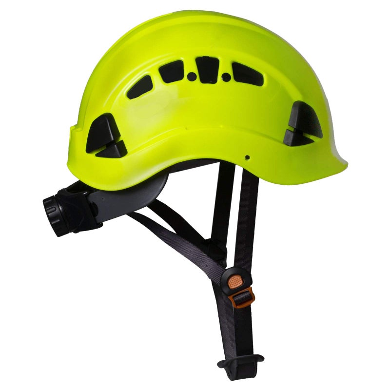 JORESTECH Hard Hat Lime ABS Work-at-Height and Rescue Slotted Ventilated Helmet with 6-Point Ratchet Suspension ANSI Z89.1-14 Certified for Work, Home, and General Headwear Protection HHAT-04 - Image 5